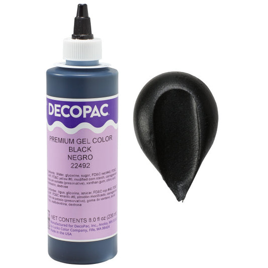 Decopac Black Premium Gel Food Color 22492