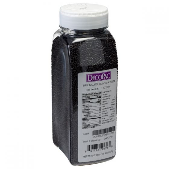 Decopac Black Sprinkles 20696