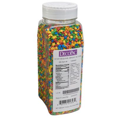 Decopac Bright Star Quins Sprinkles 21343