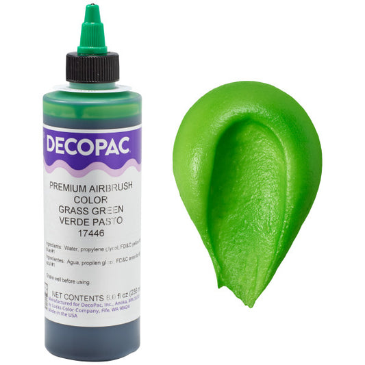 Decopac Grass Green Premium Airbrush Food Color 17446