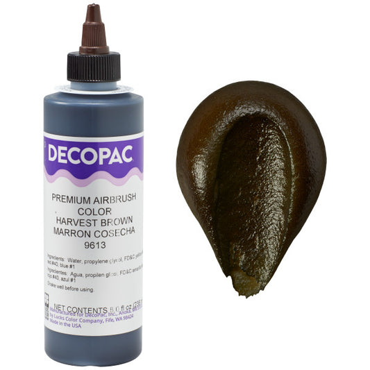 Decopac Harvest Brown Premium Airbrush Food Color 9613