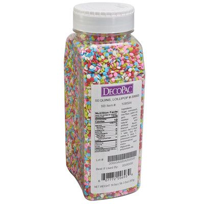 Decopac Lollipop Edible Quins Sprinkles 20693