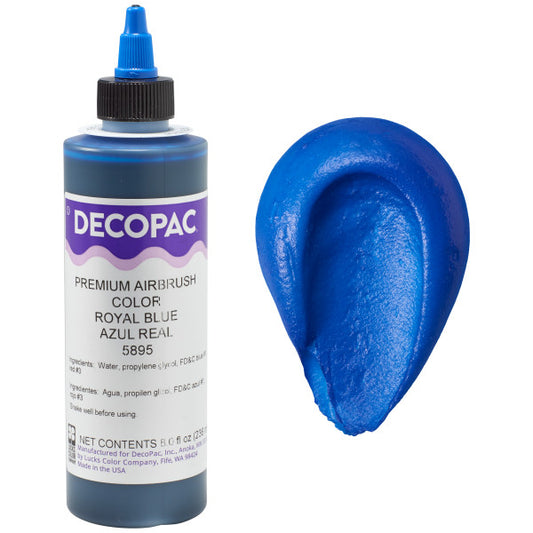 Decopac Royal Blue Premium Airbrush Food Color 5895