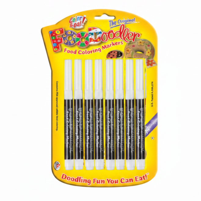 Foodoodler Bold Black Edible Food Color Markers