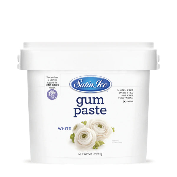 White Gum Paste 5 lbs Satin Ice