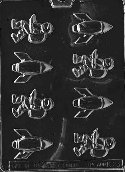 Spaceman & Rocket Ship Chocolate Mold
