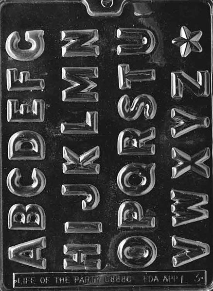 Alphabet (A-Z) Chocolate Mold