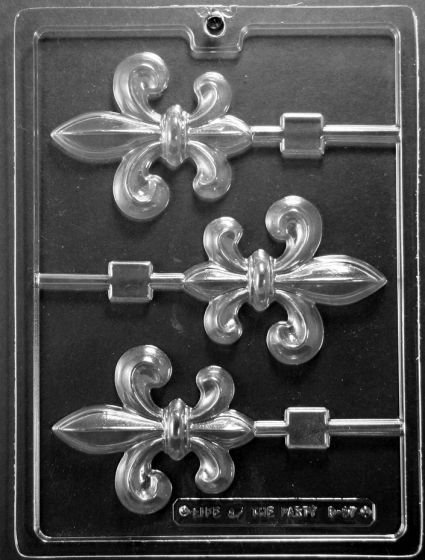 Fleur De Lis Lolly Chocolate Mold