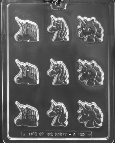 Unicorn Faces Chocolate Mold