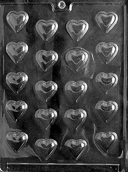 Life of the Party Molds Small Heart Plastic Chocolate Mold V001