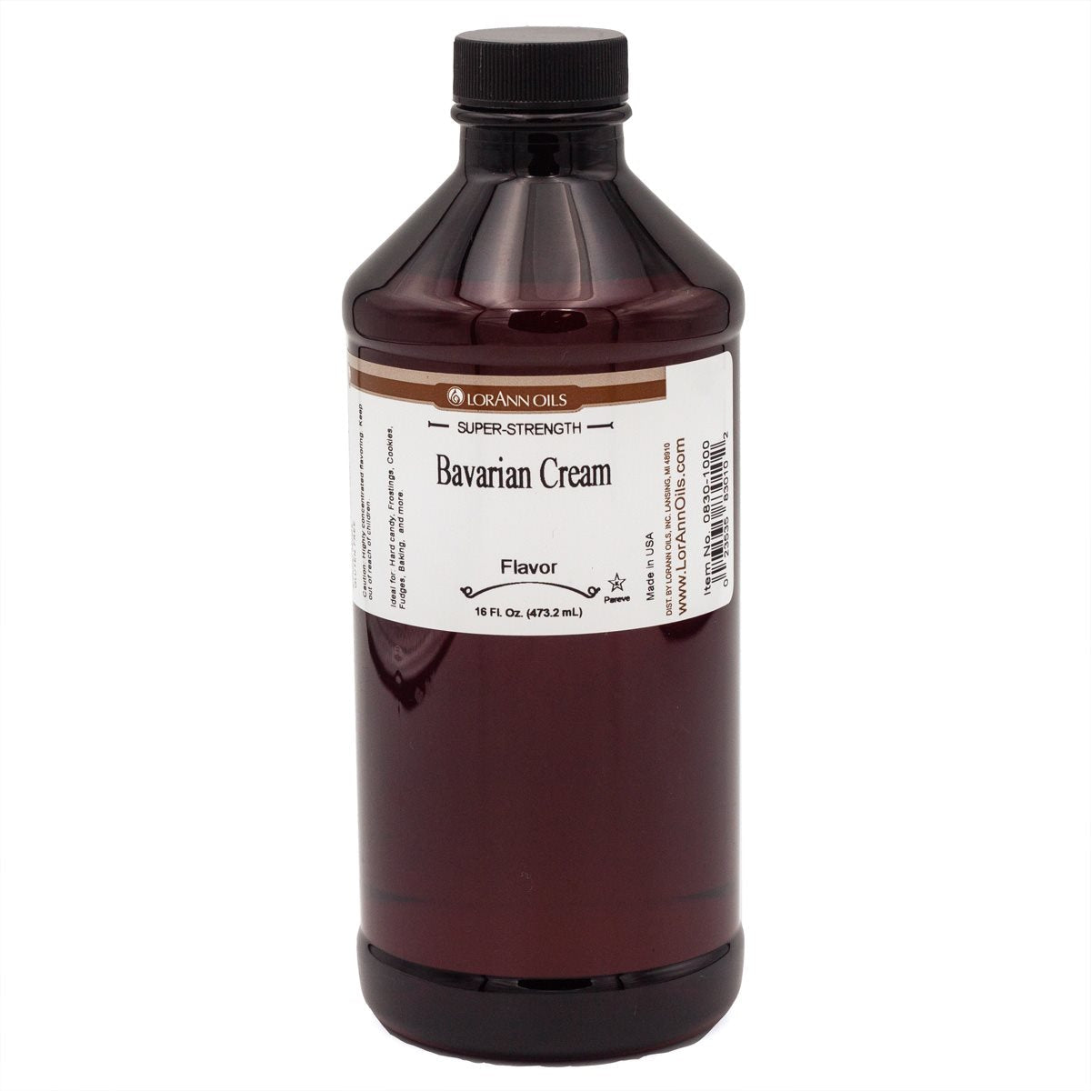 Lorann Bavarian Cream Flavor 16oz 0830