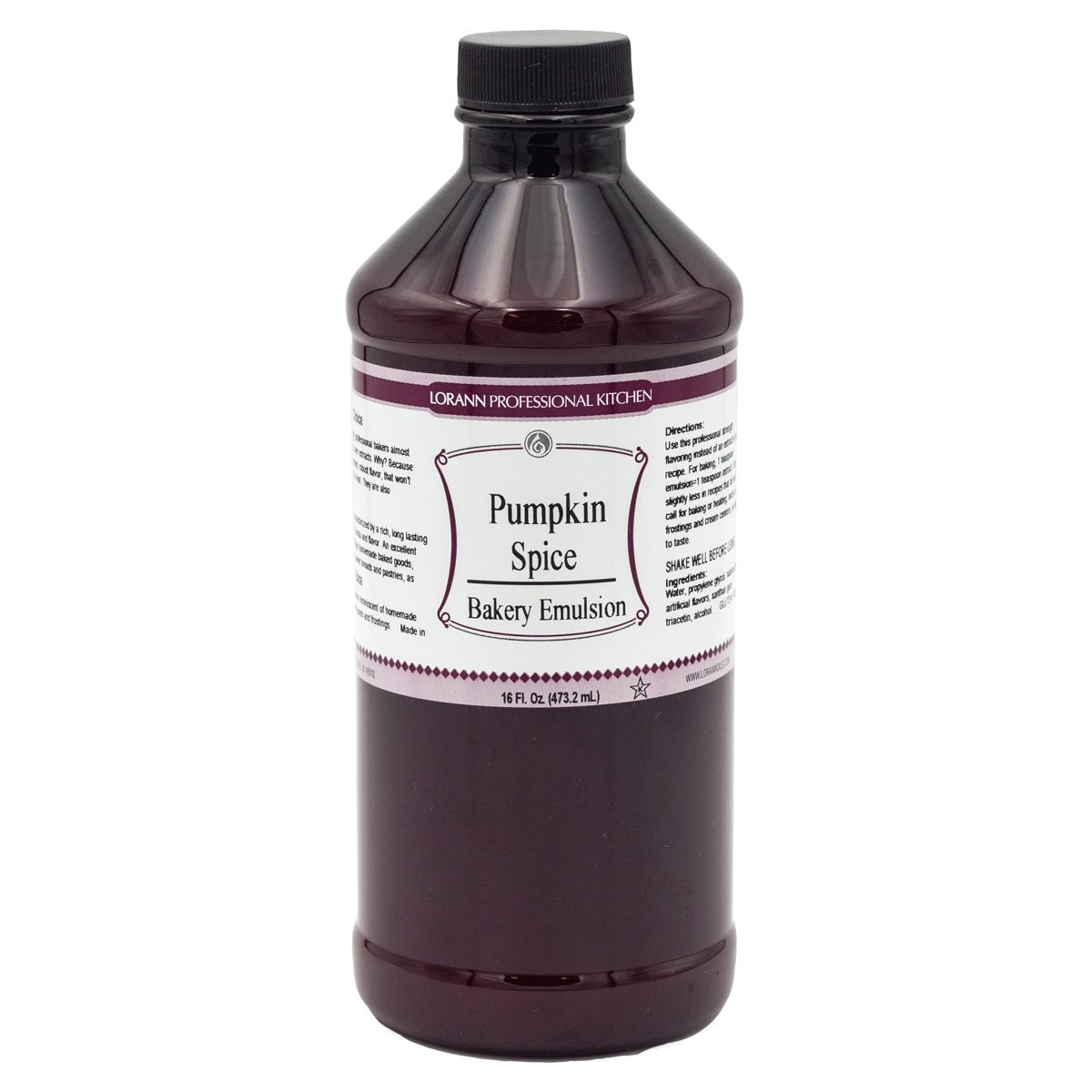 Lorann Pumpkin Spice Bakery Emulsion 16oz 0789