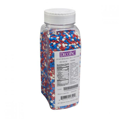 Red White Blue Patriotic Sprinkle Jar 16.5 oz 21340
