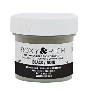 Roxy & Rich Black Fat Dispersible Food Color 5 grams P5-B11