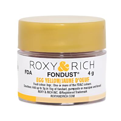 Roxy & Rich Egg Yellow Fondust 4 grams
