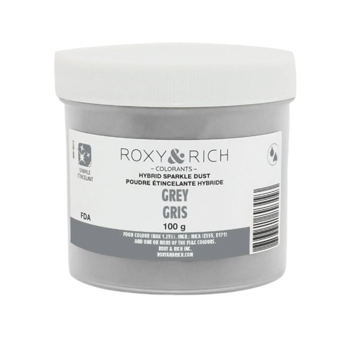 Roxy & Rich Grey Sparkle Dust S100-011