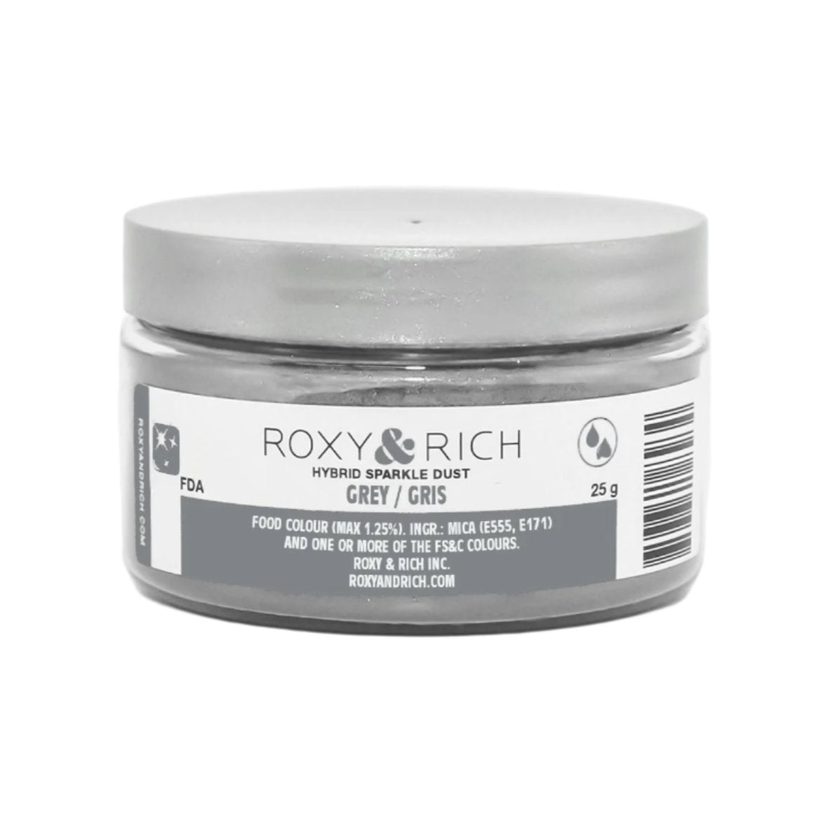 Roxy & Rich Grey Sparkle Dust S25-011