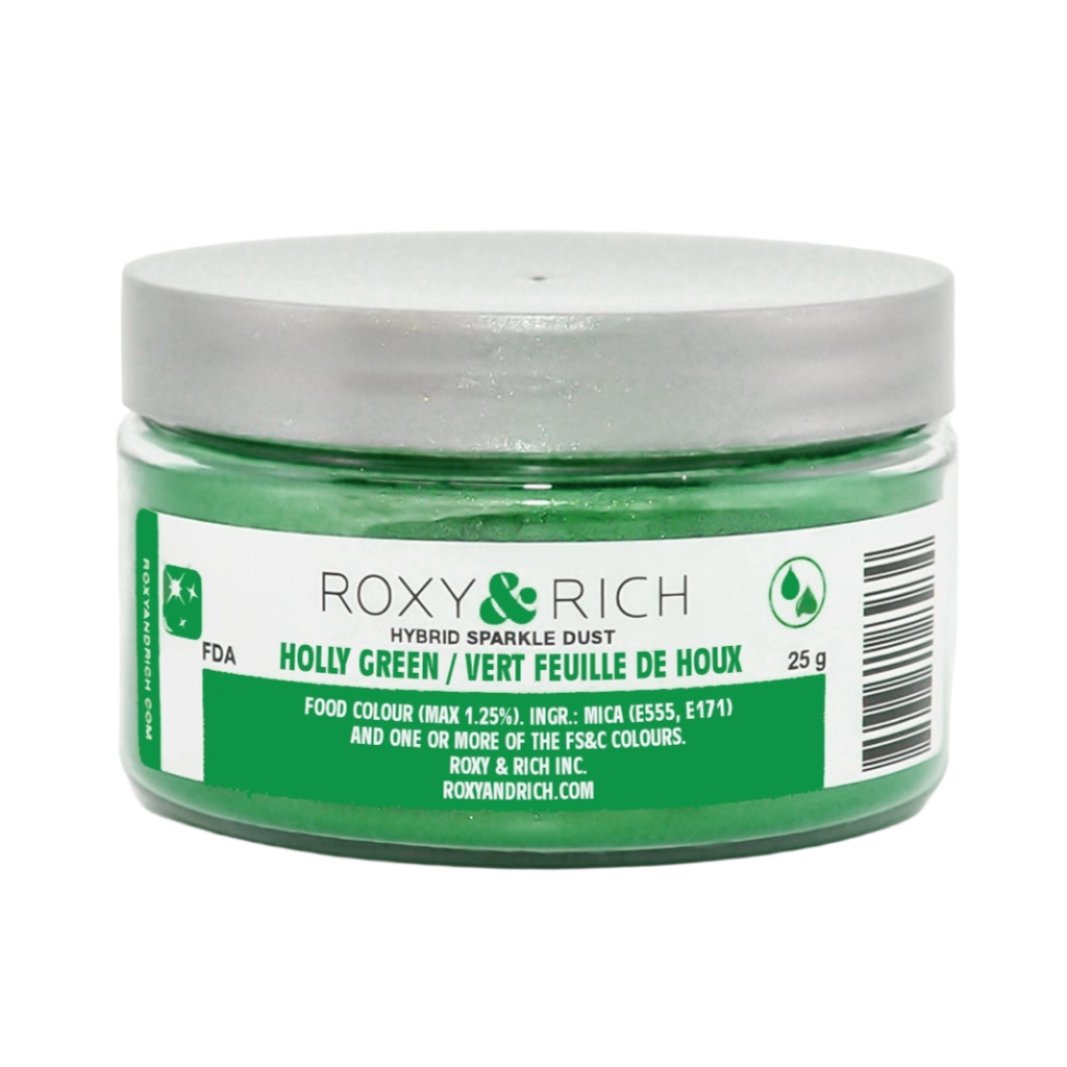 Roxy & Rich Holly Green Sparkle Dust S25-037