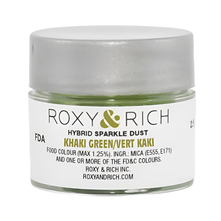 Roxy & Rich Khaki Green Sparkle Dust S2-036