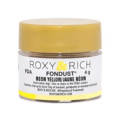 Roxy & Rich Neon Yellow Fondust 4 grams