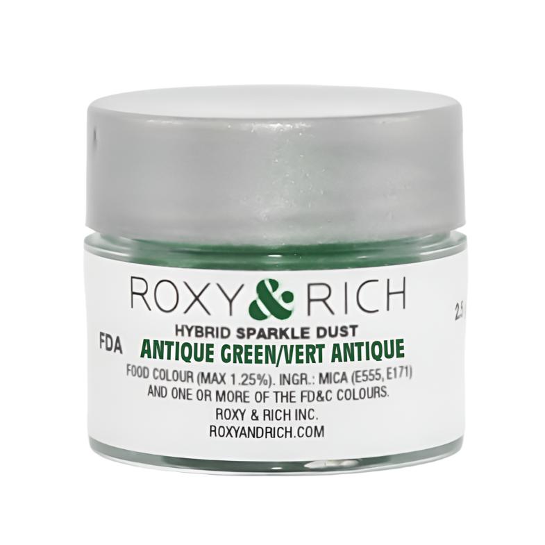Roxy & Rich Rose Leaf Green Sparkle Dust S2-038