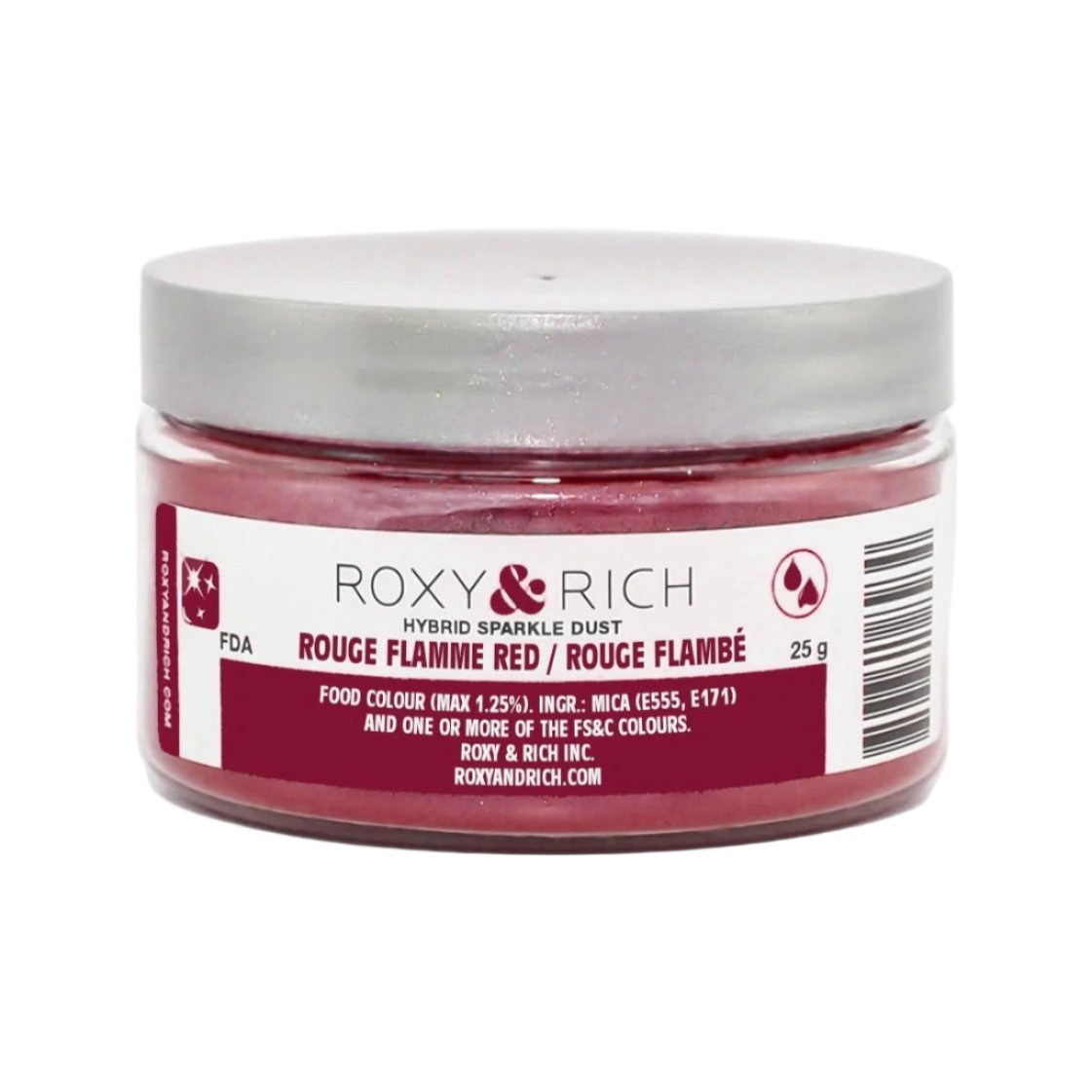 Roxy & Rich Rouge Flambe Red Sparkle Dust S25-025
