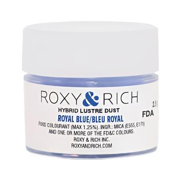 Royal Roxy Color Royal Blue Hybrid Luster Dust Roxy & Rich – Cake & Craft Supply Shop