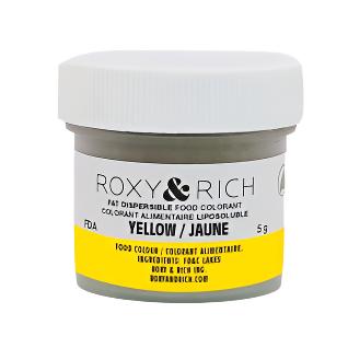 Roxy & Rich Yellow Fat Dispersible Food Color 5 grams P5-B01