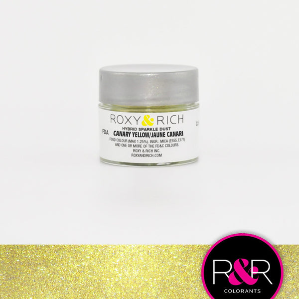 canary yellow sparkle dust roxy rich