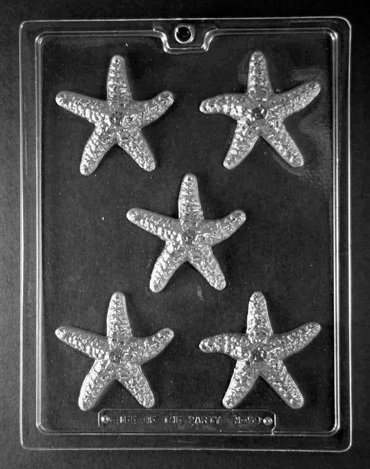 Starfish Plastic Chocolate Mold N059