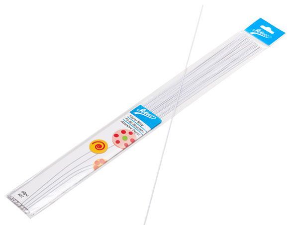 White Floral Wire 18 ga 6218
