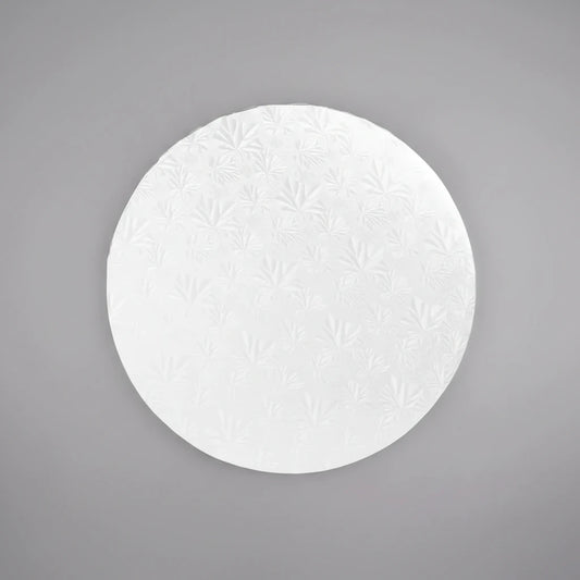 White Foil Cake Drum