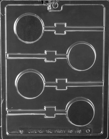 Plain Cookie Lolly Chocolate Mold