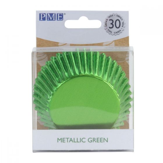 Green Foil Baking Cups PK/30 PME