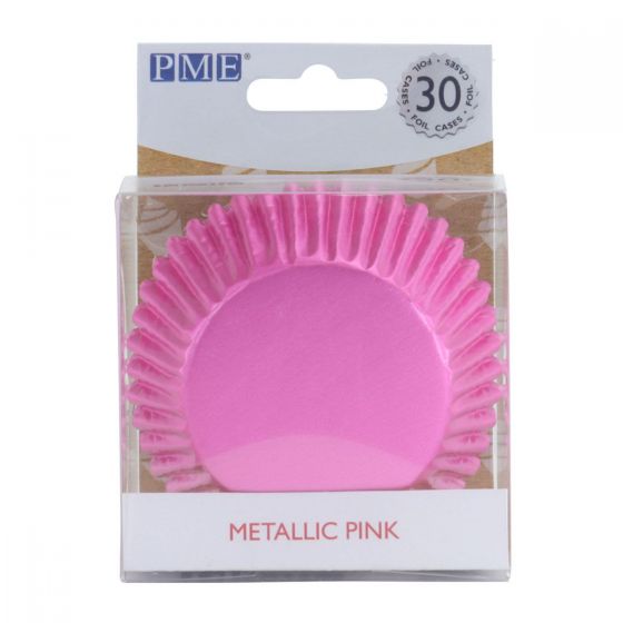 Pink Foil Baking Cups PK/30 PME