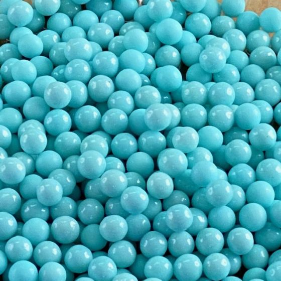 Light Blue 10mm Candy Beads 16 oz