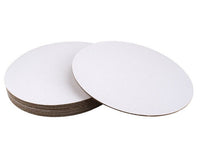8" Round Grease-Resistant Cake Boards Pk/24
