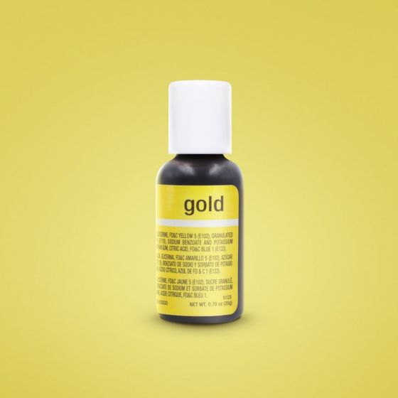 Gold Liqua-Gel Food Color Chefmaster