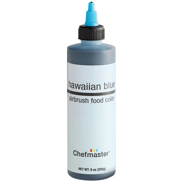 Hawaiian Blue 9 oz Airbrush Color Chefmaster