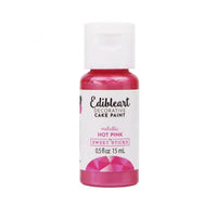 Hot Pink Metallic Edible Art Decorative Cake Paint 15 ml