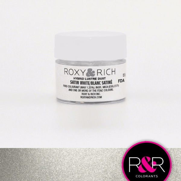 Satin White Hybrid Luster Dust by Roxy & Rich