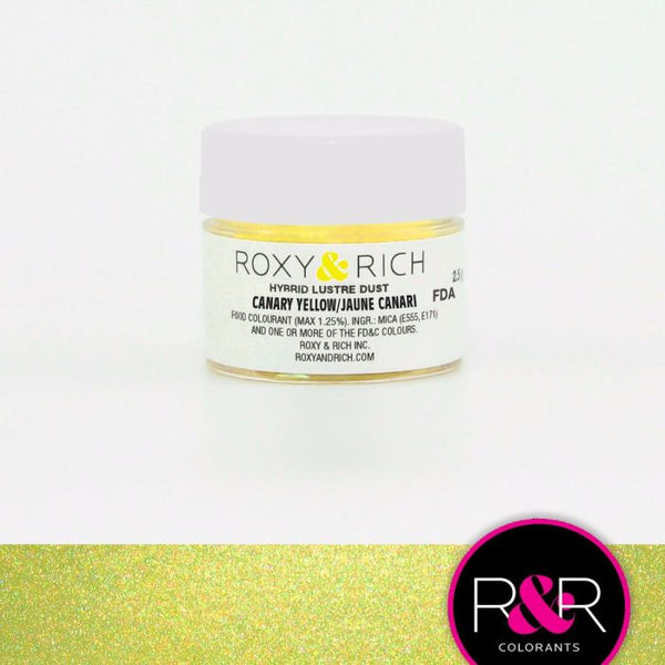 Canary Yellow Hybrid Luster Dust by Roxy & Rich