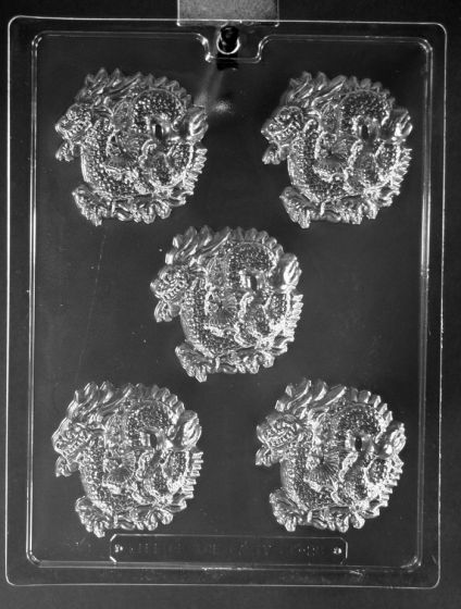 Dragon Pieces Chocolate Mold