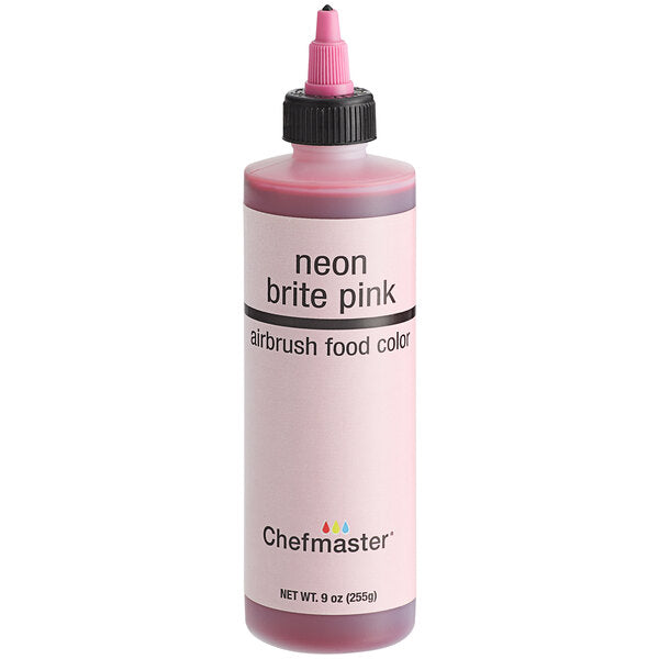Neon Brite Pink 9 oz Airbrush Color Chefmaster