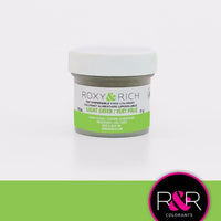 Light Green Fat Dispersible Powdered Color Roxy & Rich