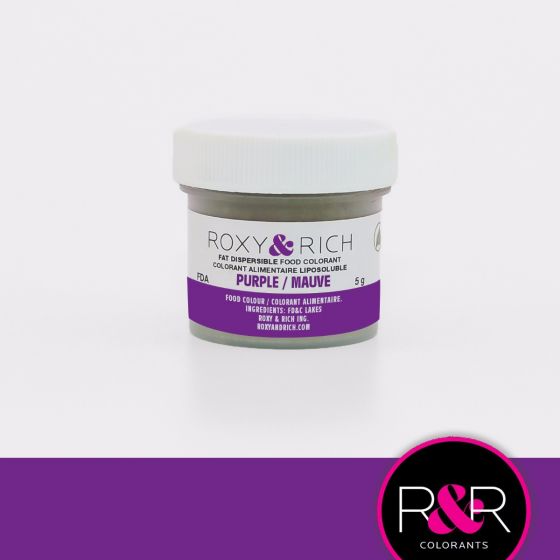 Purple Fat Dispersible Powdered Color Roxy & Rich