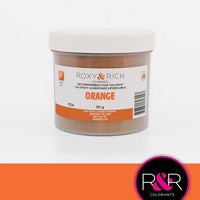 Orange Fat Dispersible Powdered Color Roxy & Rich