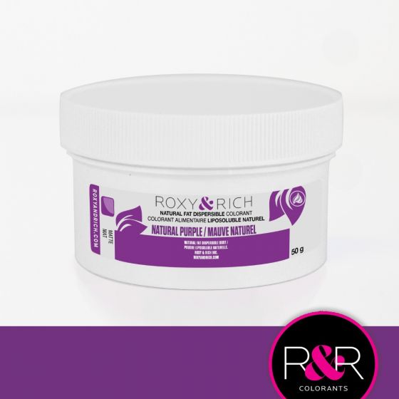 Purple Natural Fat Dispersible Powdered Color Roxy & Rich