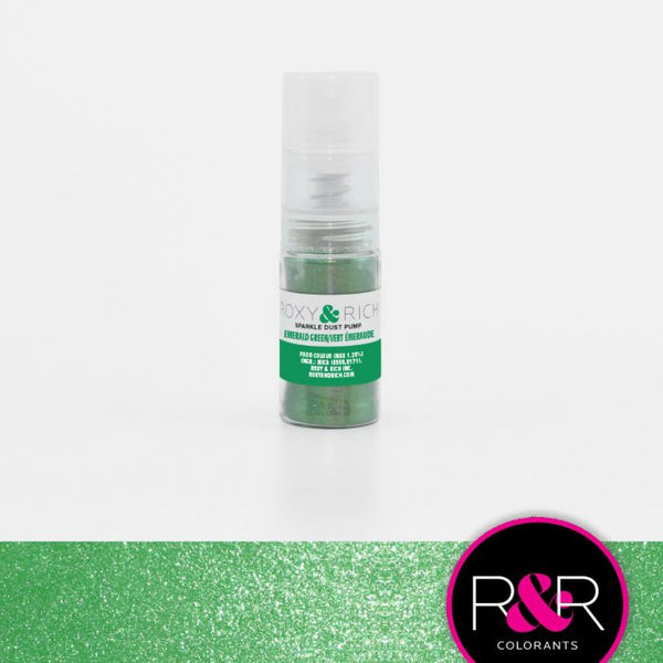 Emerald Green Sparkle Dust Pump by Roxy & Rich